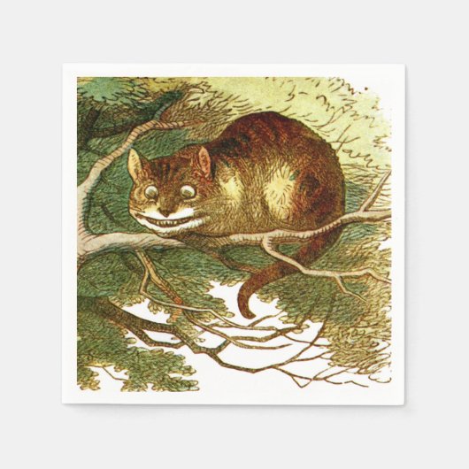 Cheshire Cat 2 Serviette (Vorderseite)