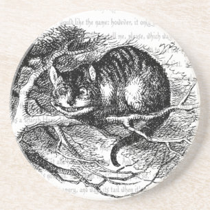 Cheshire Cat Achterbahn Getränkeuntersetzer