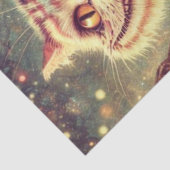 Cheshire Cat Alice Classic Illustration Decoupage Seidenpapier (Ausschnitt)