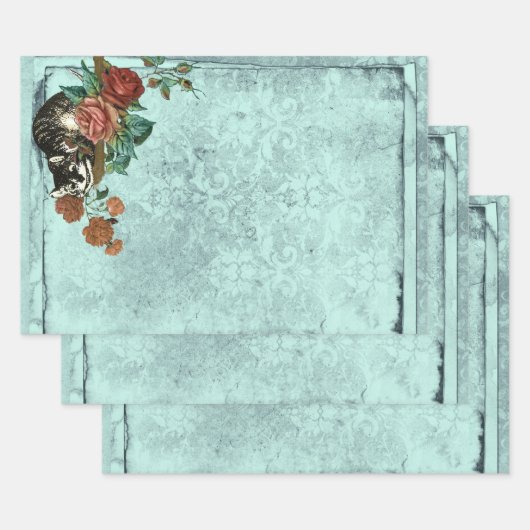 Cheshire Cat Alice im Wunderland Geschenkpapier Set (Set)