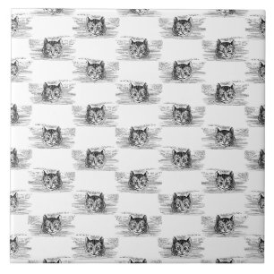 Cheshire Cat Alice im Wunderland INDIVIDUELLE HINT Fliese