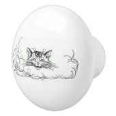 Cheshire Cat (Alice im Wunderland) Keramikknauf (Rechts)