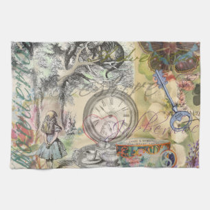 Cheshire Cat Alice im Wunderland Klassiker Küchentuch