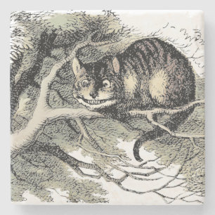 Cheshire-Cat Alice im Wunderland Klassiker Steinuntersetzer