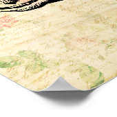 Cheshire Cat Alice im Wunderland Kunst, Dichtung u Poster (Ecke)