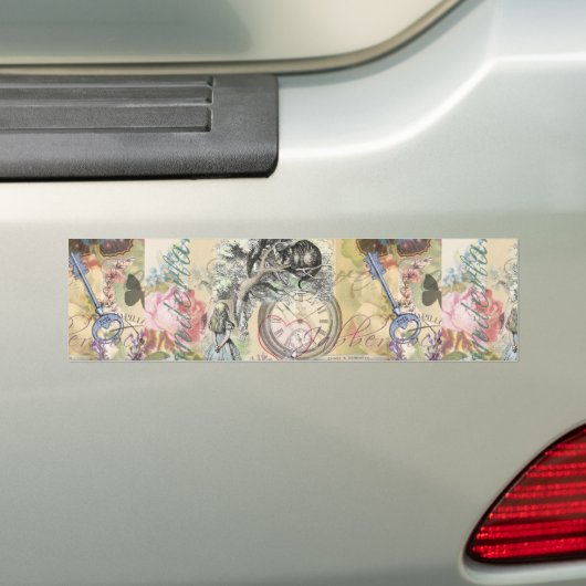 Cheshire Cat Alice Wonderland Classic Autoaufkleber (Auf Auto)