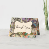 Cheshire Cat Alice Wonderland Classic Dankeskarte (Vorderseite)