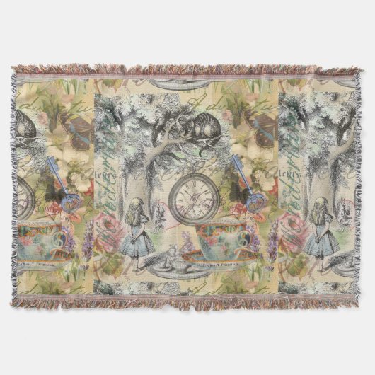 Cheshire Cat Alice Wonderland Classic Decke (Vorderseite)