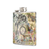 Cheshire Cat Alice Wonderland Classic Flachmann (Links)
