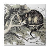 Cheshire Cat Alice Wonderland Classic Fliese (Vorderseite)