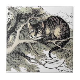 Cheshire Cat Alice Wonderland Classic Fliese