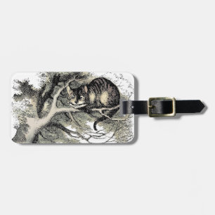 Cheshire Cat Alice Wonderland Classic Gepäckanhänger
