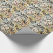 Cheshire Cat Alice Wonderland Classic Geschenkpapier (Ecke)