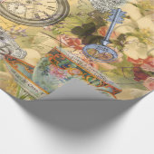 Cheshire Cat Alice Wonderland Classic Geschenkpapier (Ecke)