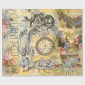 Cheshire Cat Alice Wonderland Classic Geschenkpapier (Flach)