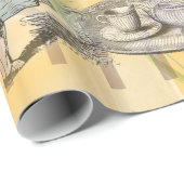 Cheshire Cat Alice Wonderland Classic Geschenkpapier (Rolleneckpunkt)