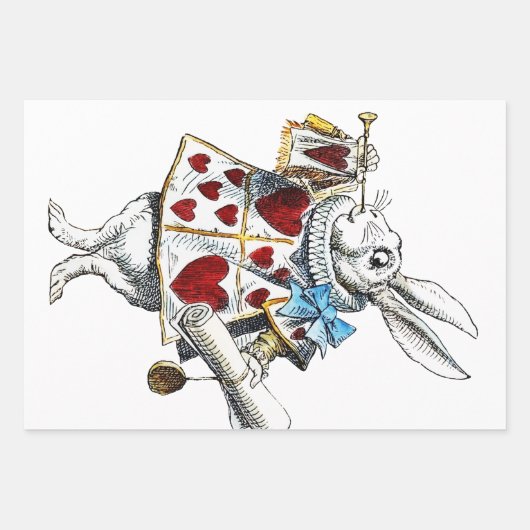 Cheshire Cat Alice Wonderland Classic Geschenkpapier Set (Vorderseite 3)