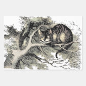 Cheshire Cat Alice Wonderland Classic Geschenkpapier Set (Vorderseite)