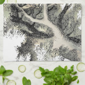 Cheshire Cat Alice Wonderland Classic Geschirrtuch (Gefaltet)