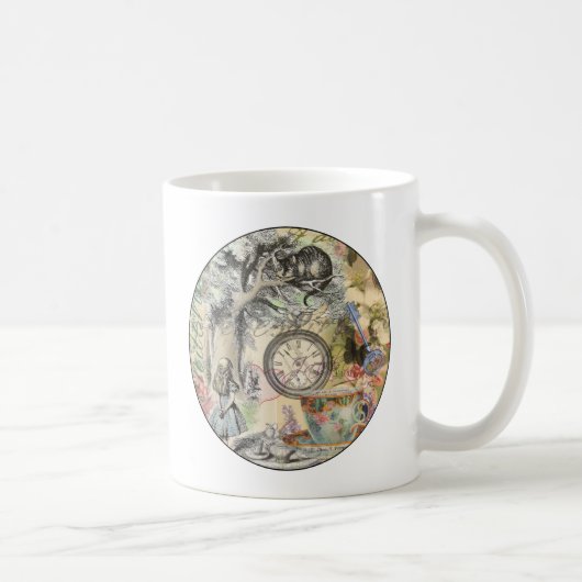 Cheshire Cat Alice Wonderland Classic Kaffeetasse (Rechts)