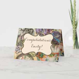 Cheshire Cat Alice Wonderland Classic Karte