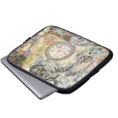 Cheshire Cat Alice Wonderland Classic Laptopschutzhülle (Vorne Knopf)