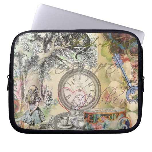 Cheshire Cat Alice Wonderland Classic Laptopschutzhülle (Vorderseite)