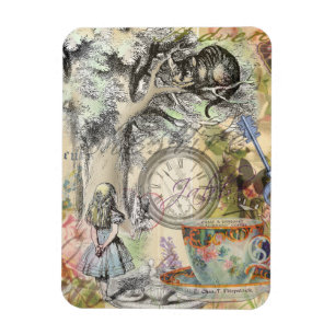 Cheshire Cat Alice Wonderland Classic Magnet