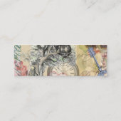 Cheshire Cat Alice Wonderland Classic Mini Visitenkarte (Rückseite)