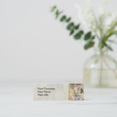 Cheshire Cat Alice Wonderland Classic Mini Visitenkarte (Stehend Vorderseite)