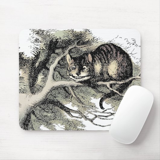 Cheshire Cat Alice Wonderland Classic Mousepad (Mit Mouse)