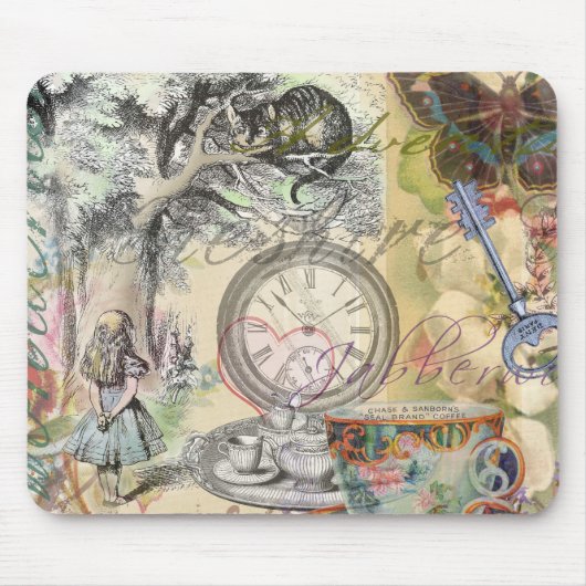 Cheshire Cat Alice Wonderland Classic Mousepad (Vorne)