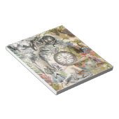 Cheshire Cat Alice Wonderland Classic Notizblock (angewinkelt)