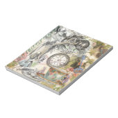 Cheshire Cat Alice Wonderland Classic Notizblock (Rotiert)