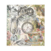 Cheshire Cat Alice Wonderland Classic Notizblock (Vorderseite)