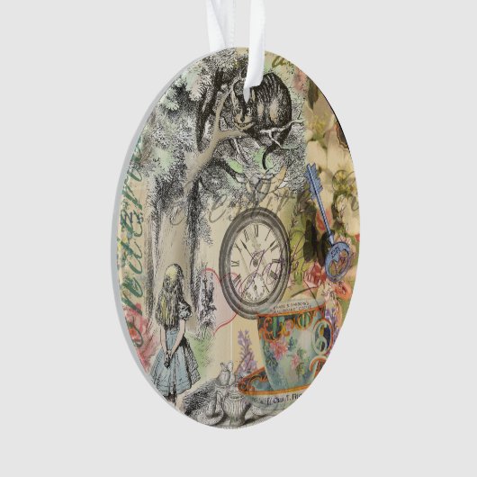 Cheshire Cat Alice Wonderland Classic Ornament (Vorderseite)