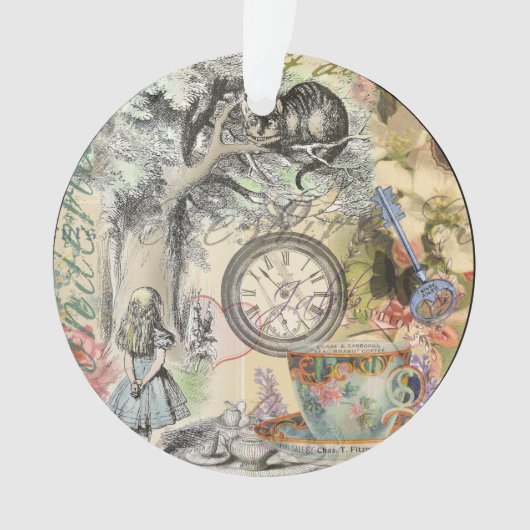 Cheshire Cat Alice Wonderland Classic Ornament (Vorderseite)