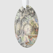 Cheshire Cat Alice Wonderland Classic Ornament (Vorderseite)