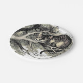 Cheshire Cat Alice Wonderland Classic Pappteller (Schrägansicht)