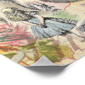 Cheshire Cat Alice Wonderland Classic Poster (Ecke)