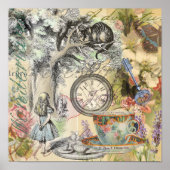 Cheshire Cat Alice Wonderland Classic Poster (Vorne)
