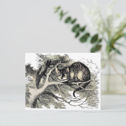 Cheshire Cat Alice Wonderland Classic Postkarte (Stehend Vorderseite)