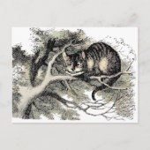 Cheshire Cat Alice Wonderland Classic Postkarte (Vorderseite)