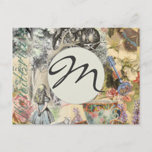 Cheshire Cat Alice Wonderland Classic Postkarte