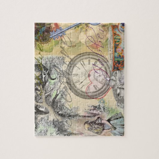 Cheshire Cat Alice Wonderland Classic Puzzle (Vertikal)