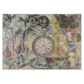 Cheshire Cat Alice Wonderland Classic Schneidebrett (Vorderseite)