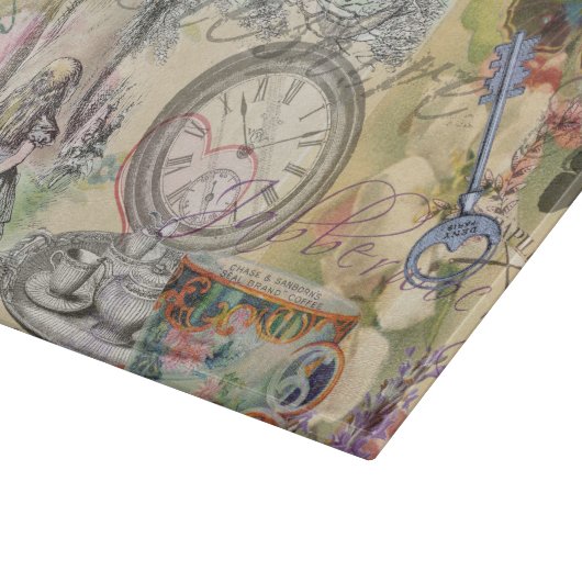 Cheshire Cat Alice Wonderland Classic Schneidebrett (Ecke)