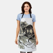 Cheshire Cat Alice Wonderland Classic Schürze (Getragen)