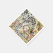 Cheshire Cat Alice Wonderland Classic Serviette (Ecke)