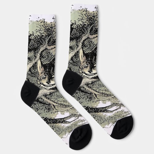 Cheshire Cat Alice Wonderland Classic Socken (Rechts)